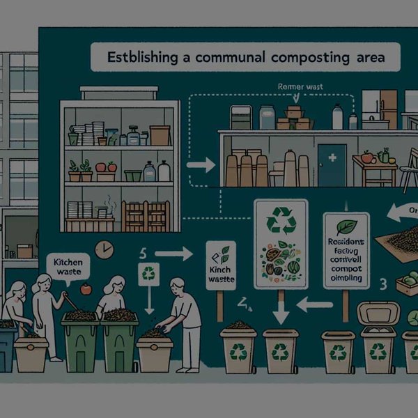 Quelle est la méthode la plus efficace pour créer un espace de compostage collectif dans un immeuble résidentiel ?