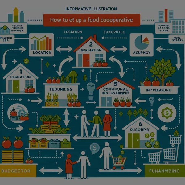 Quelles sont les étapes pour monter une coopérative alimentaire dans un quartier ?
